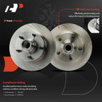 Front Disc Brake Rotors & Ceramic Pads for Ford E-150 (2000-2014)