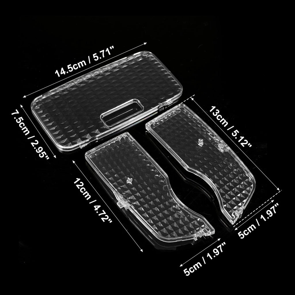 Set of 2 Interior Dome Light Lens Covers for Toyota Prius (2010–2015)
