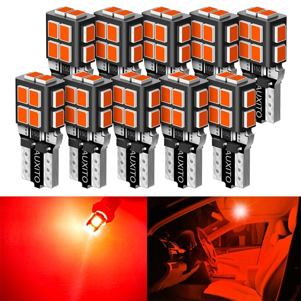 AUXITO T10 194 192 168 LED Parking Light Bulbs (Error Free) 14E for