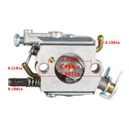 Carburetor for Husqvarna Trimmer 323HE, 123C, 123L, 223L, 223R