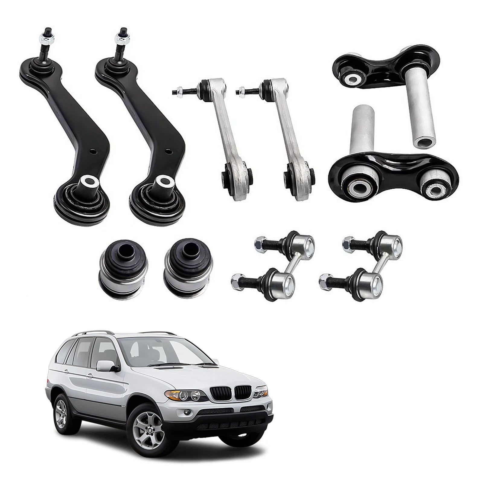 10X Rear Control Arms Ball Joint Kit for BMW X5 (1999-2006)