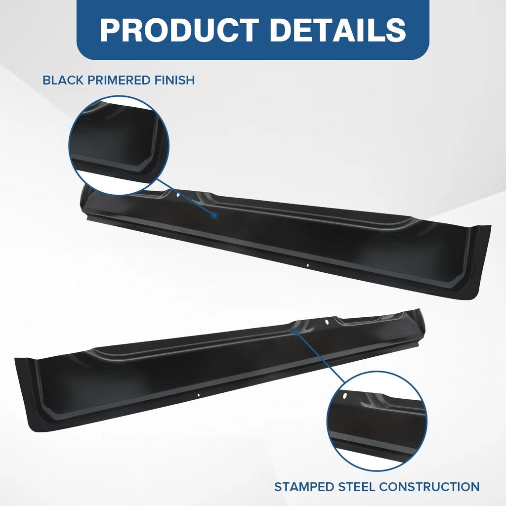 Pair Rocker Panels & Cab Corners for Dodge Ram 1500 2500 3500 (2002–2008)