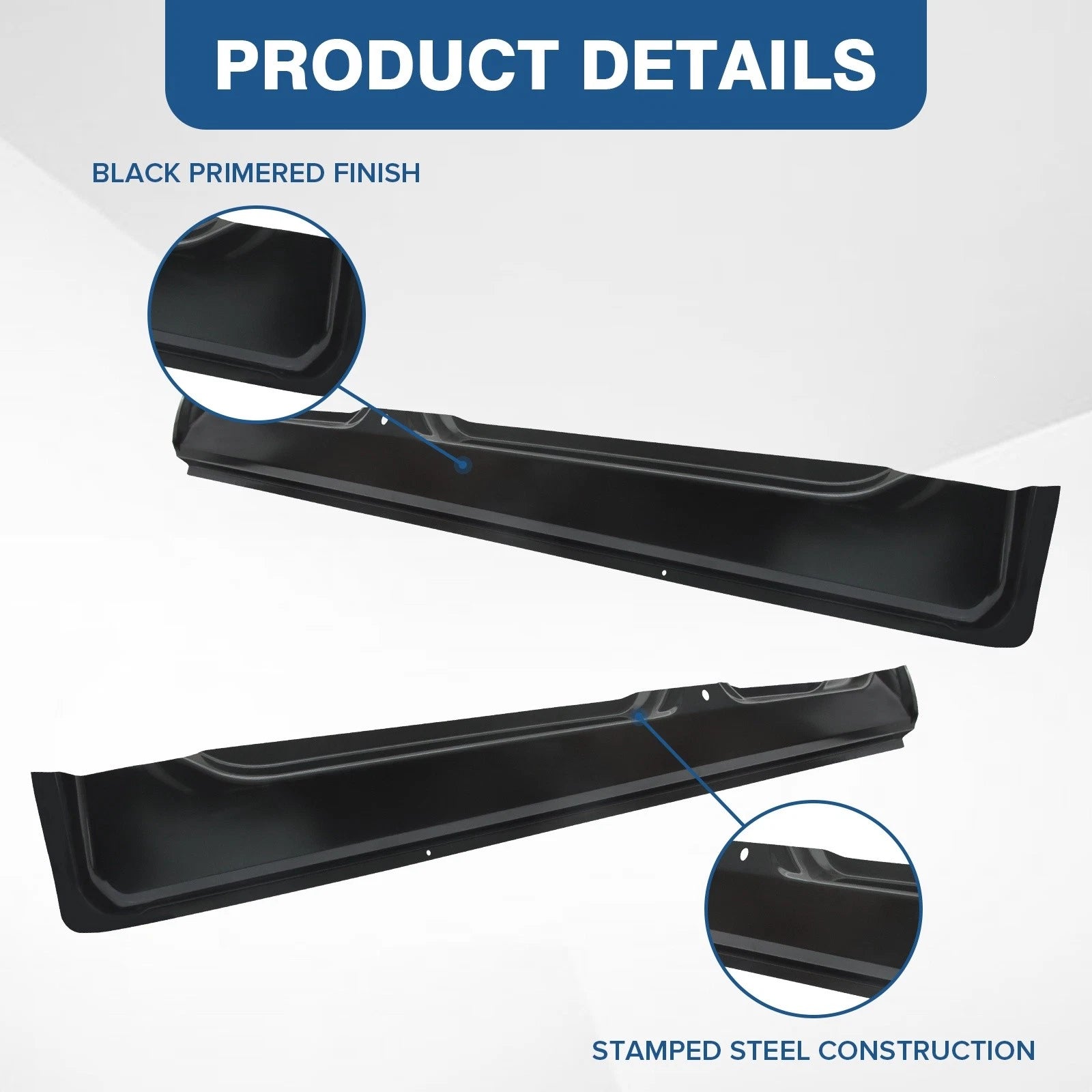 Pair Rocker Panels & Cab Corners for Dodge Ram 1500 2500 3500 (2002–2008)