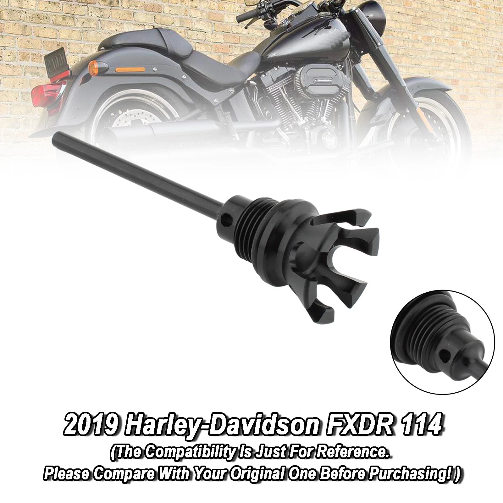 Oil Dipstick Tank Cap Plug for Softail Road Glide (1105-0022)