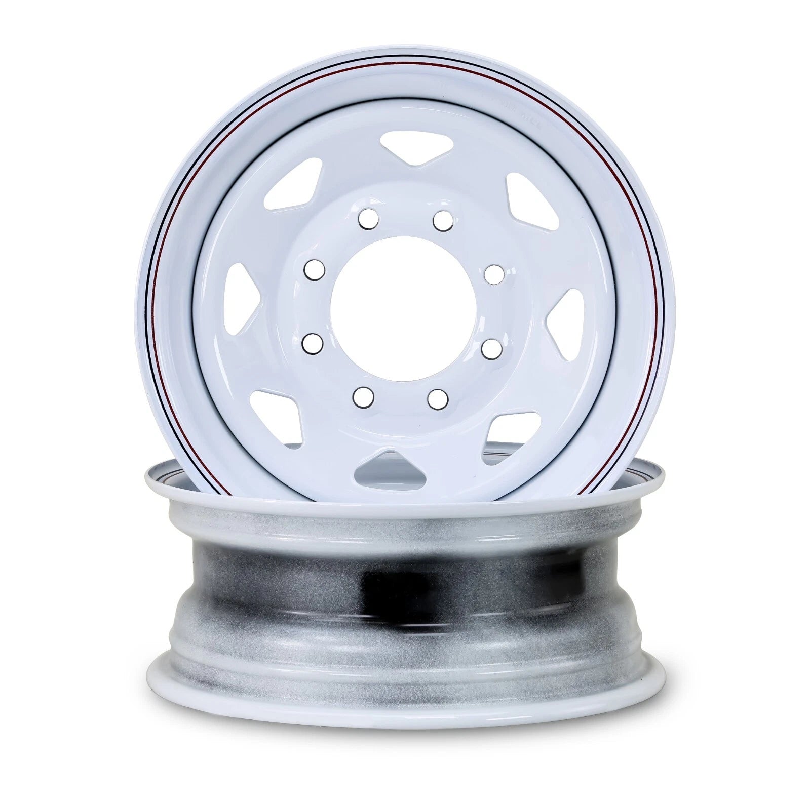 Set of 2 Trailer Wheels for LIBRA 16 x 6 (8 Lug, 6.5" Bolt Pattern)