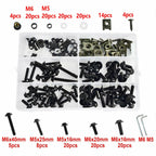 177PCS Fairing Bolts Kit M5/M6 for Sportbikes (Universal)