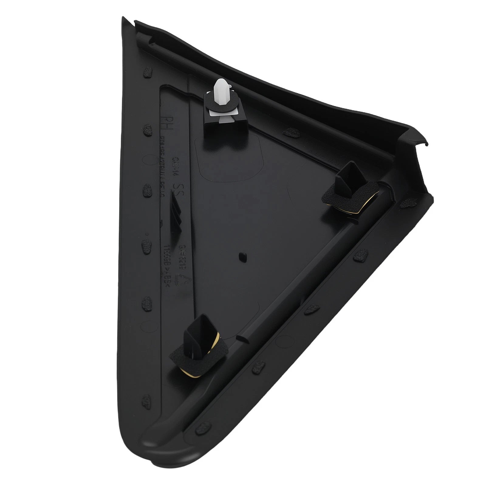 Right Side Mirror Flag Trim for Dodge Grand Caravan Chrysler (2008–2020) Black