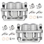 2X Front Brake Calipers w/Brackets for Ford F-250 F-350 Super Duty (2005–2010)
