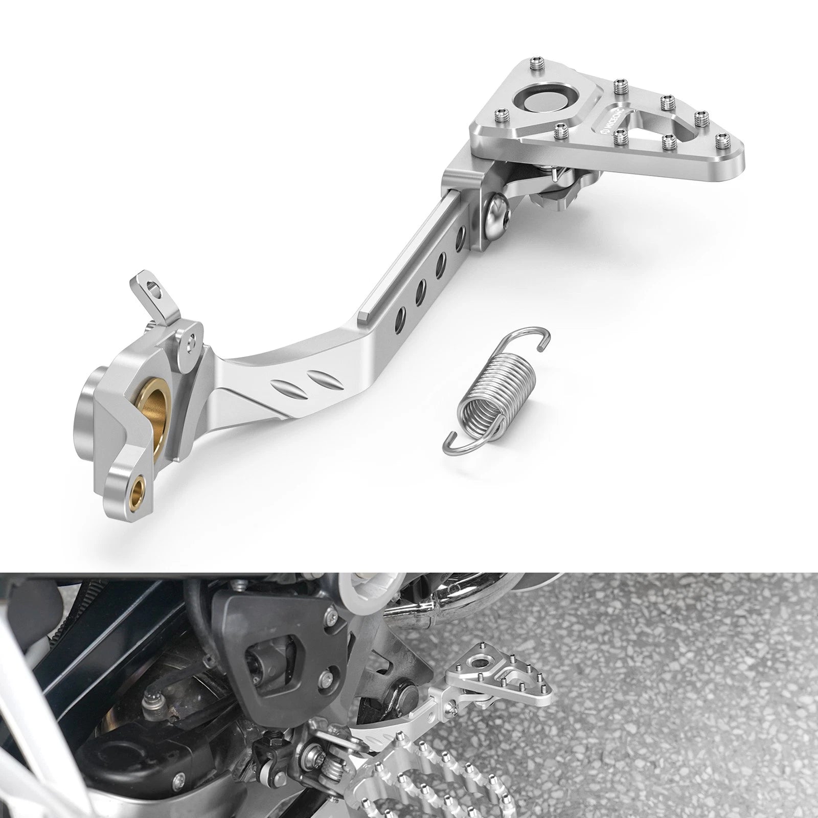 NICECNC Brake Pedal Foot Lever for BMW R1200GS (2013–2018) Anodized