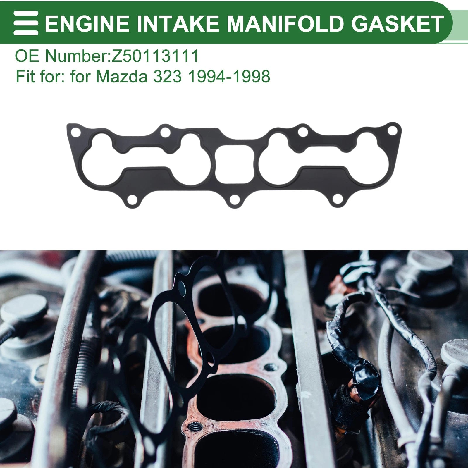 Engine Intake Manifold Gasket for Mazda 323 (1994–1998) No.Z50113111