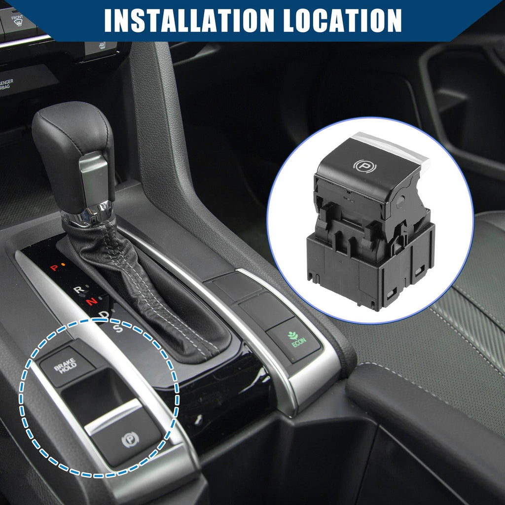 Electronic Car Hand Brake Button Parking Switch for Honda Civic (2016–2021)