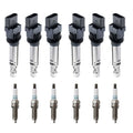 Set of 6 Ignition Coils & Denso Iridium Spark Plugs for Q7 Cayenne Touareg (2003–2010)