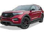 Set of 2 Black Nerf Bar Running Boards for Ford Explorer (2020-2026)