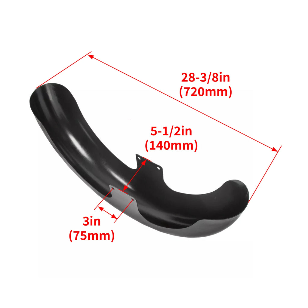 21" Wrap Front Fender for Harley Touring Street Glide Road King