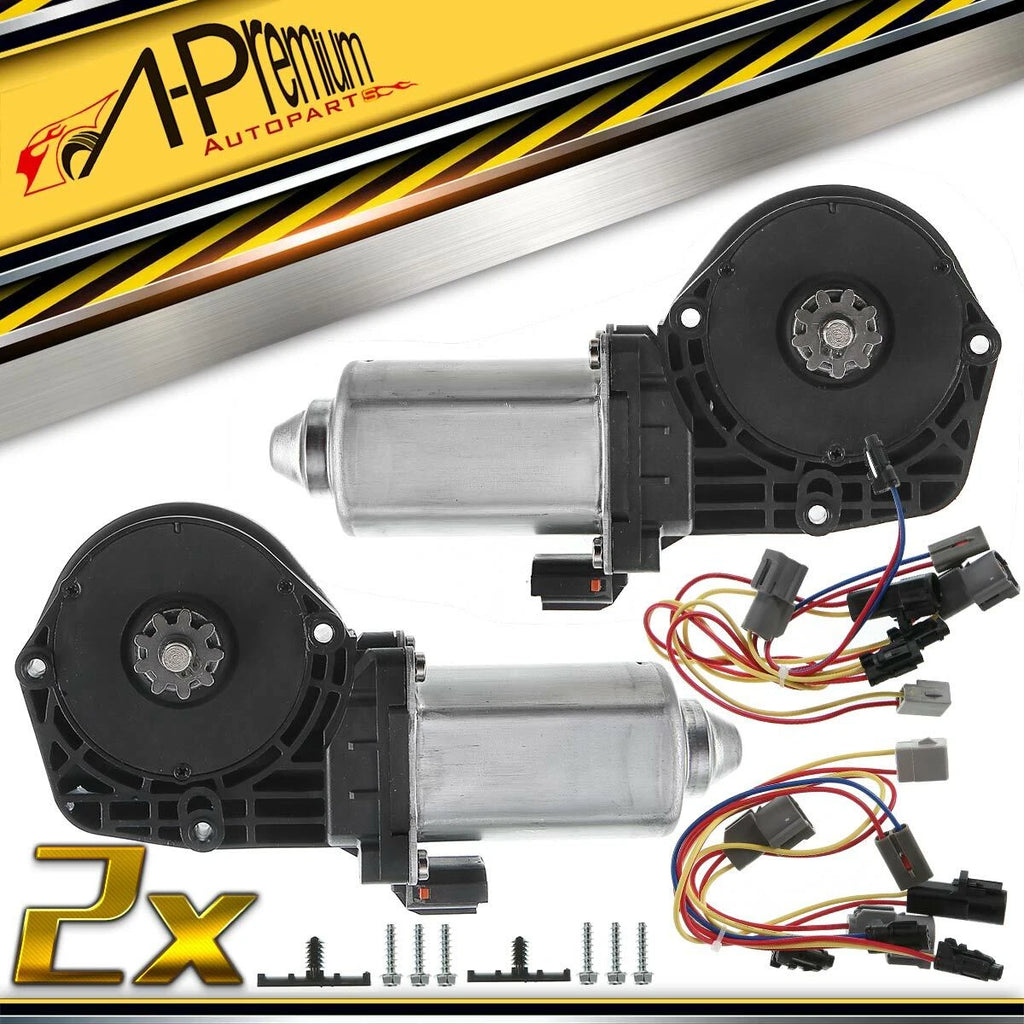 2X Front Window Motor for Ford Explorer (1995–2001) Ranger Lincoln Mercury