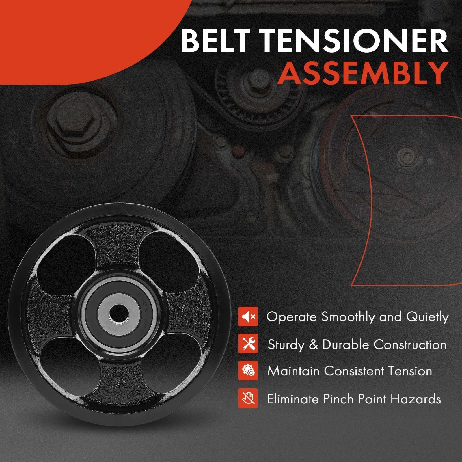 Accessory Belt Idler Pulley for Toyota RAV4 Corolla Matrix (2006–2012)