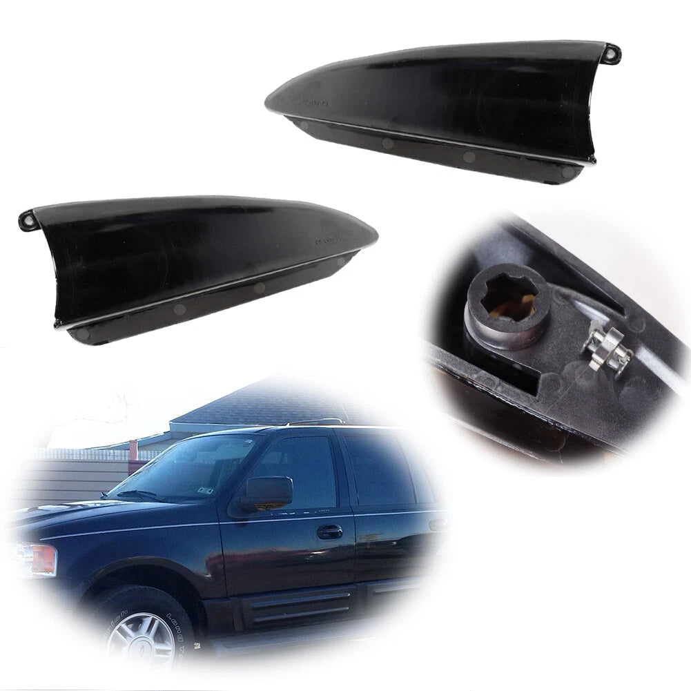 Set of 2 Side View Mirror Signal Lamp Lenses for Ford Expedition Navigator