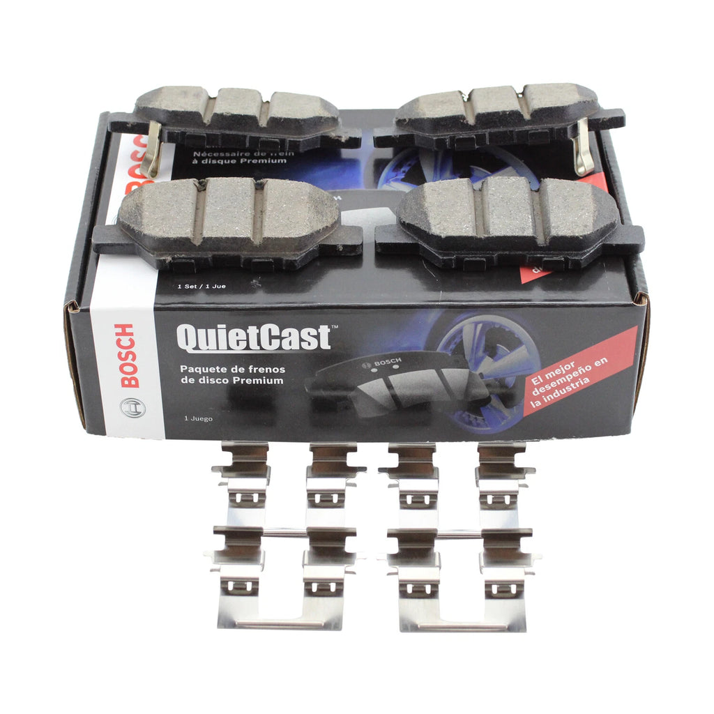 Set of 4 Bosch QuietCast Rear Ceramic Brake Pads for Mitsubishi Outlander Sport (2011–2021)