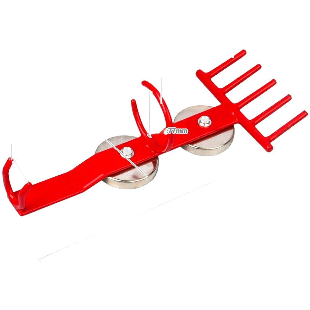Magnetic Hanger Rack for Air Impact Wrench with Hooks for Tool Storage