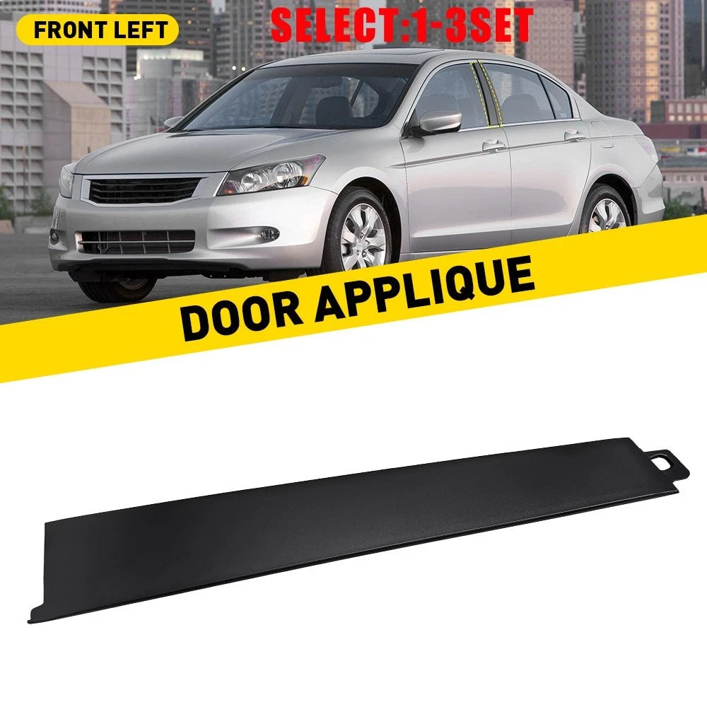 Front Left Door Pillar Molding for Honda Accord (2008–2013) - Black Garnish