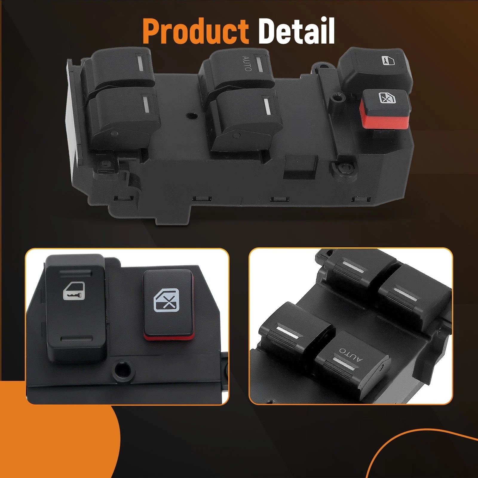 Power Window Master Control Switch for Honda CR-V (2007–2011) 35750SWAA01