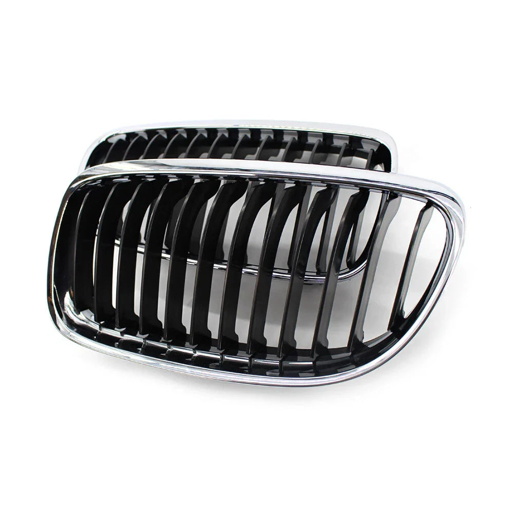 Front Kidney Grille Chrome Black for BMW E90 E91 328i 335i (2009-2011)