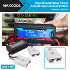 Digital Watt Meter Power Analyser 200A for Solar Caravan 12V