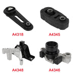 Set of 4 Engine Motor Transmission Mounts for Nissan Sentra (2007–2012)