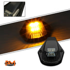 5Pcs Cab Roof Running Light W/Switch Smoked Yellow LED for F-Series (1980–1996)