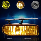 Amber Lens Bumper Fog Light Set for Cadillac Escalade (2002–2006)