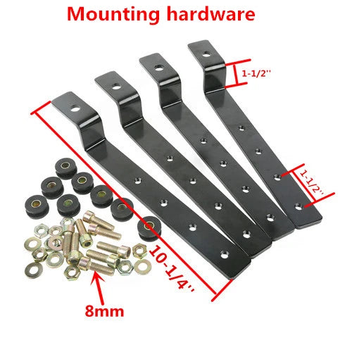Saddlebag Set for Harley Cruiser (Universal) with Lights
