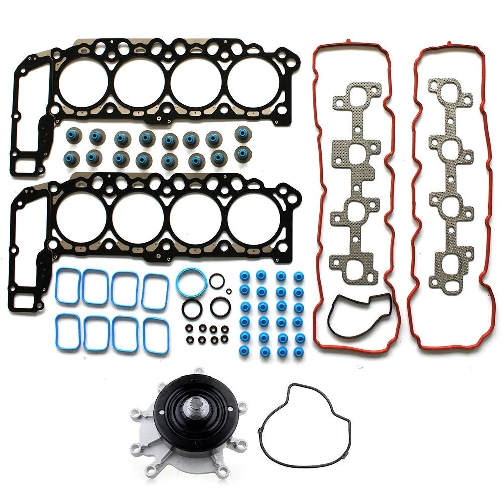 Head Gasket Set with Head Bolts & Water Pump for Dodge Nitro (2007–2009)