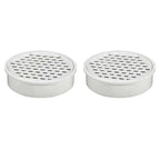 3X Round Drain Strainers for Easy Installation and Cleaning