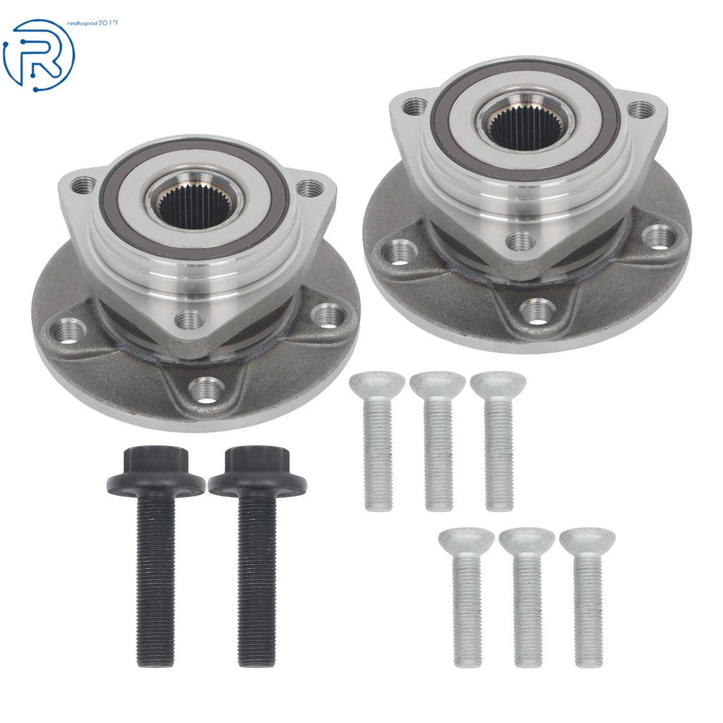 2X Front or Rear Wheel Hub Bearing Assembly for Audi A3 Q3 S3 VW Jetta Golf GTI