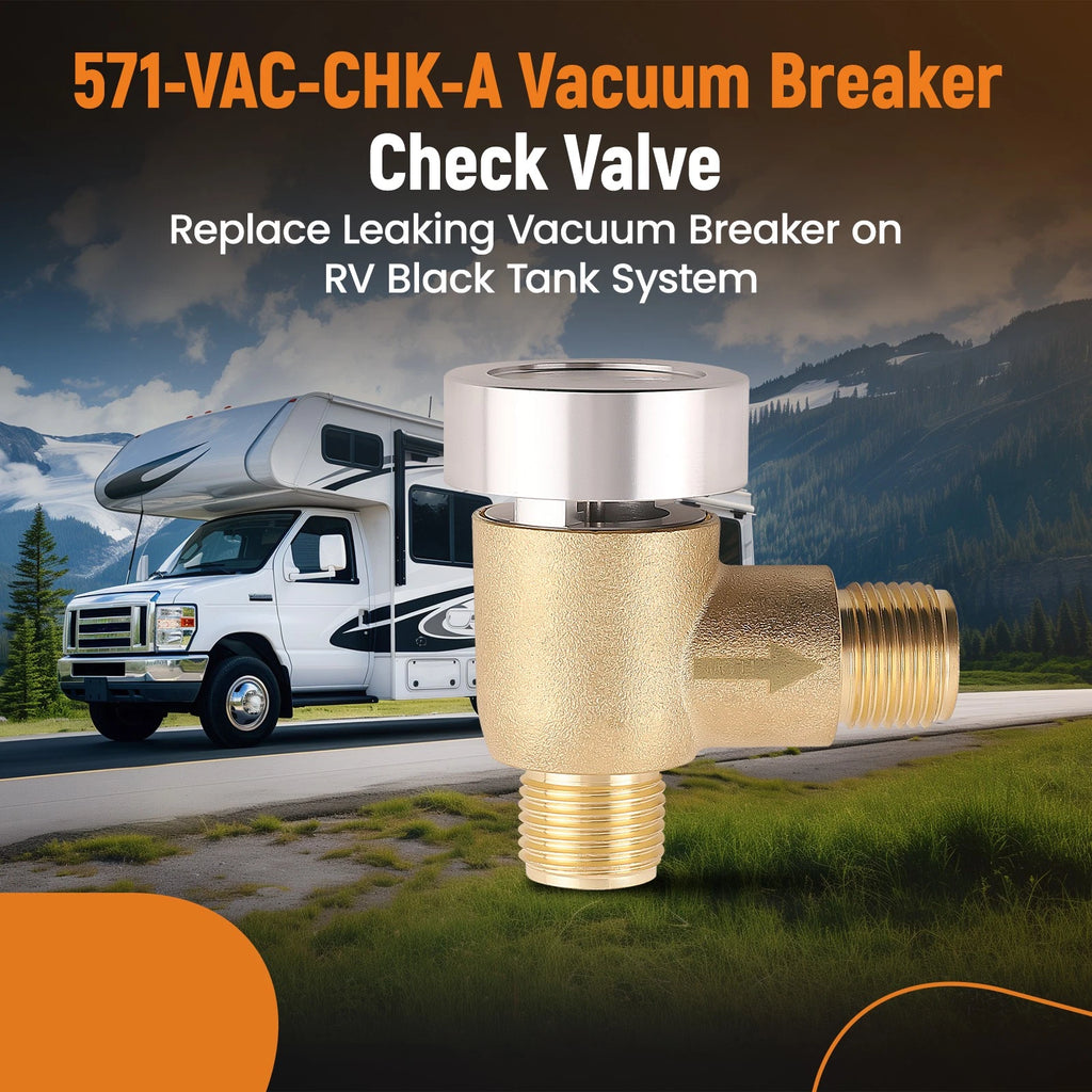 RV Vacuum Breaker Check Valve for RVs