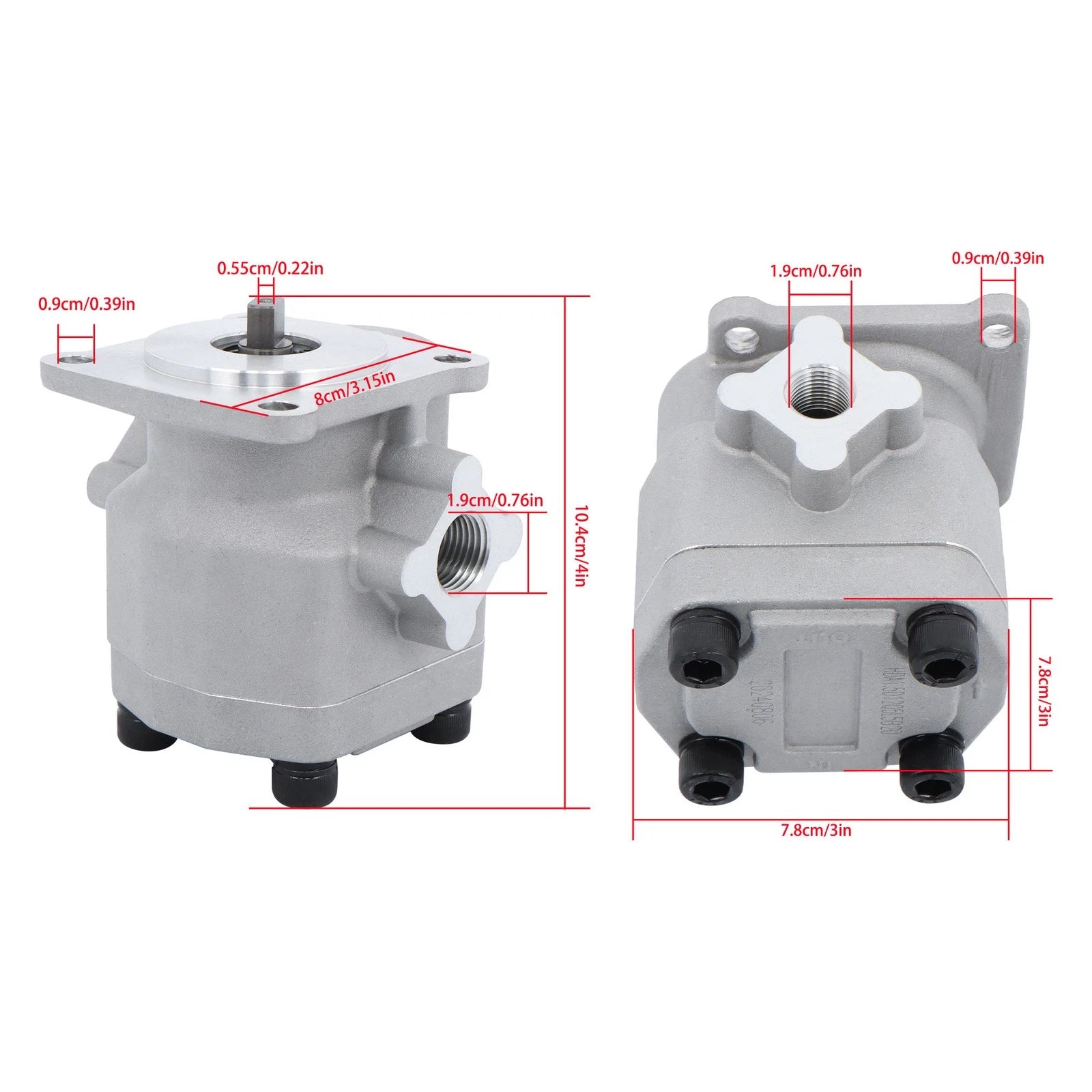 Hydraulic Pump 67211-76102 for Kubota B4200 B5100 B6000 B6100 B7100 F2000 F2100 (1990–2000)