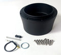 Steering Wheel Hub Adapter 9 Hole Black for Flaming River (Universal) (—)