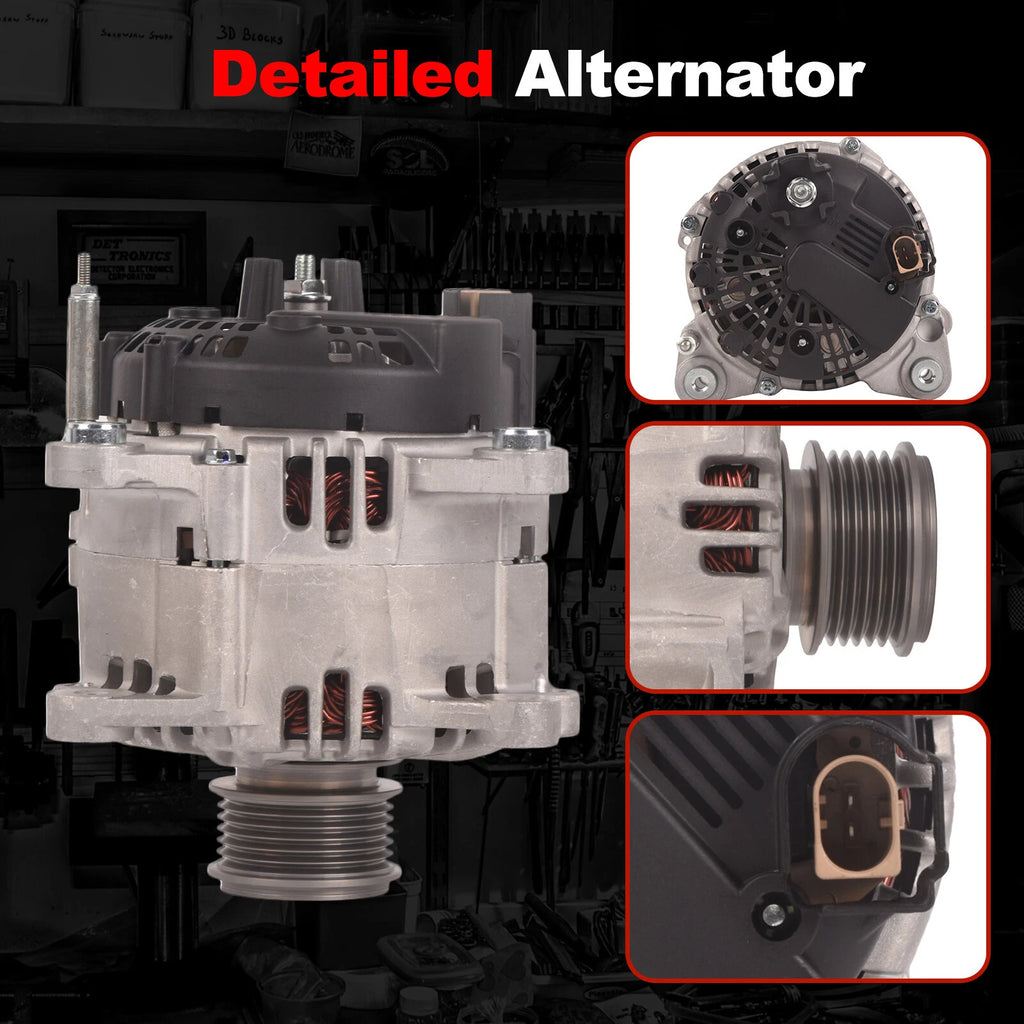 140A Alternator for Audi A3 TT Quattro VW Golf Jetta GTI EOS Passat (2000-2019)