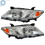 Headlights for Toyota Camry (2010–2011) Halogen Reflector Right & Left Chrome