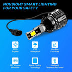 Set of 4 9005 HB3 LED Headlight Bulbs for Toyota RAV4 (2013–2015)