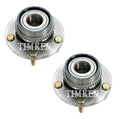 Set of 2 Rear Wheel Bearing & Hub Assemblies for Hyundai Kia FWD