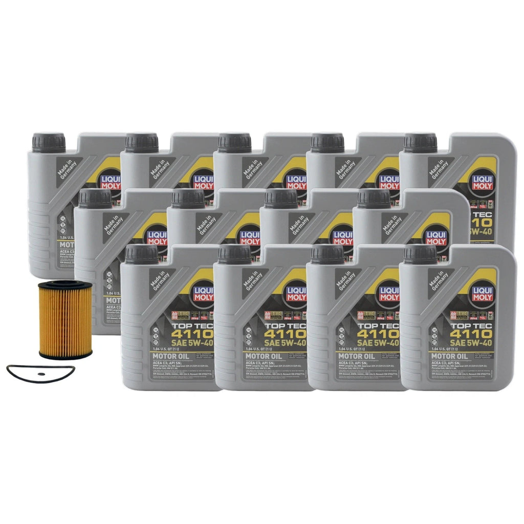 Liqui Moly Top Tec 4110 5W-40 Engine Oil Change Kit for W906 W907 (2006–2023)