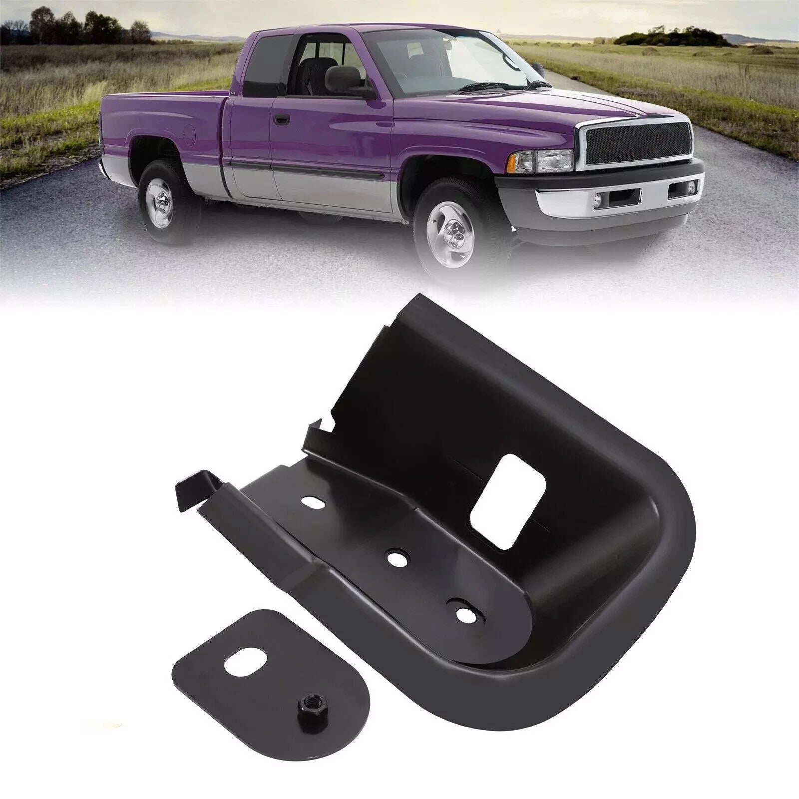 Left Die Stamped Front Cab Mount w/ Nutplate for Dodge Ram 1500-3500 (1994–2002)