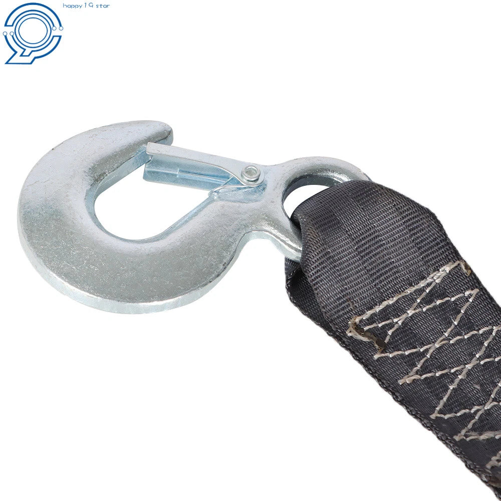 2" x 20' Winch Strap for Towing Boats Jet Ski Trailer with Safety Hook
