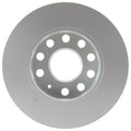 Hella 256mm Rear Solid Disc Brake Rotor for Audi A3 VW Jetta Rabbit (2006–2013)