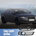Pair P0807682J Fog Light Grille Covers for Audi A3 8P (2009–2013)