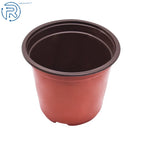 Set of 100 Plastic Round Seedling Pots for Garden Planting