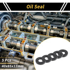 Set of 5 Oil Seal Rotary Shaft Seal NBR Rubber 40x85x12mm