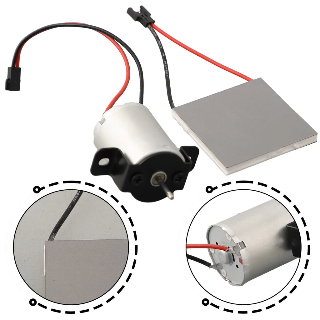 Fireplace Fan Motor & Accessories Set for Stove Blower