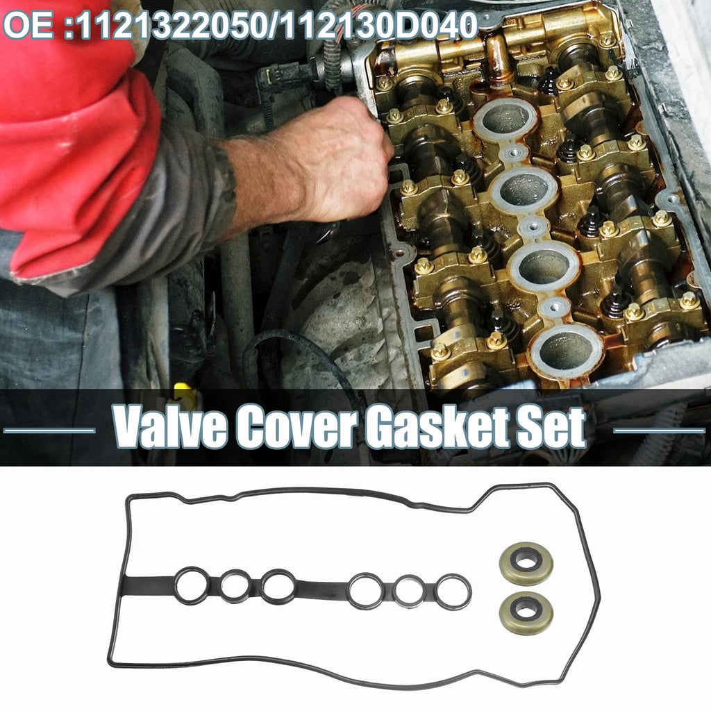 Set of 2 Valve Cover Gaskets for Toyota Corolla (2001–2008) No. 1121322050